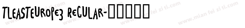 TLEastEurope3 Regular字体转换